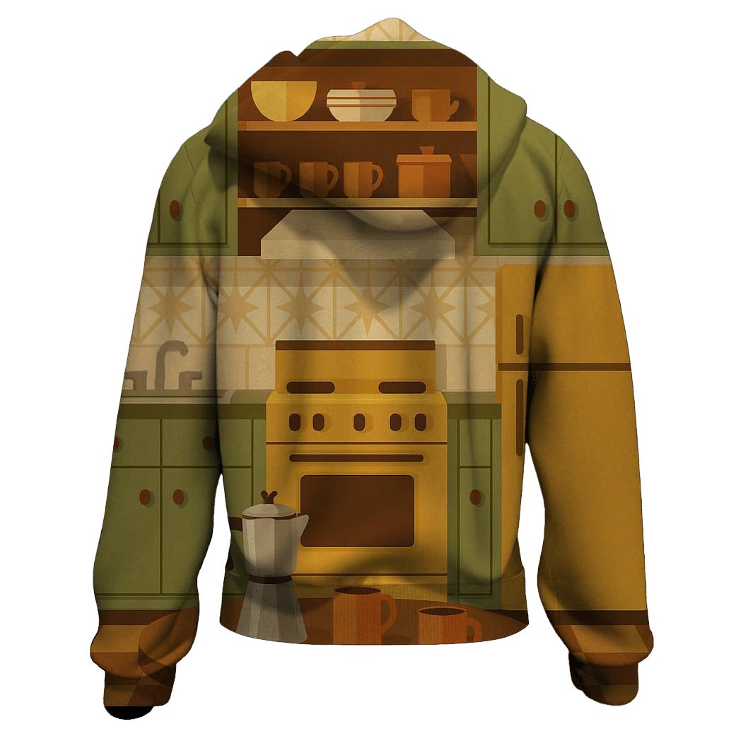 Retro Kitchen Morning hoodie trends