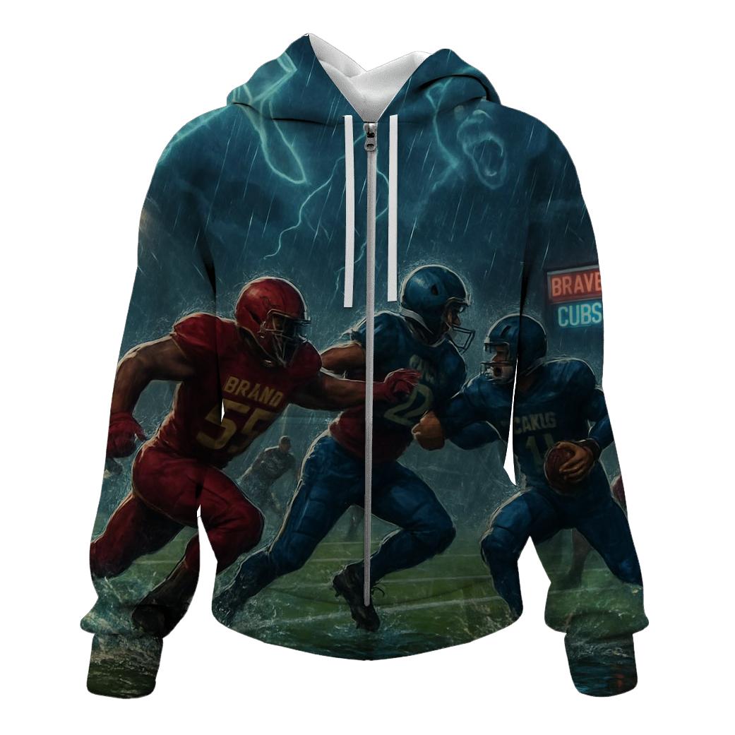 Storm Surge Blitz Braves Vs Cubs printed hoodies