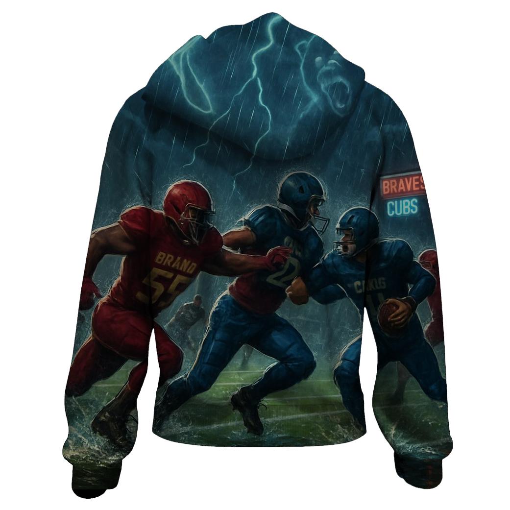 Storm Surge Blitz Braves Vs Cubs printed hoodies