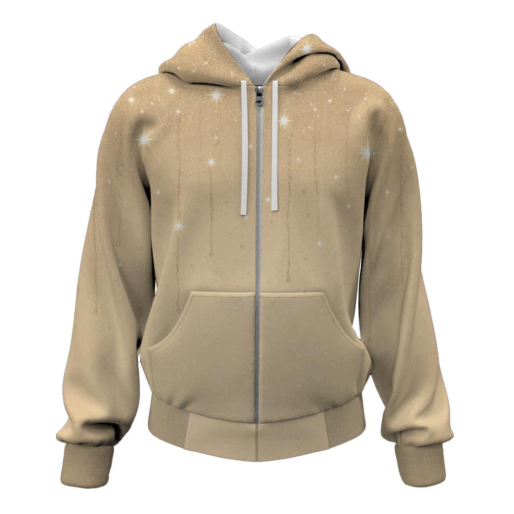 Champagne Stardust Veil graphic hoodies