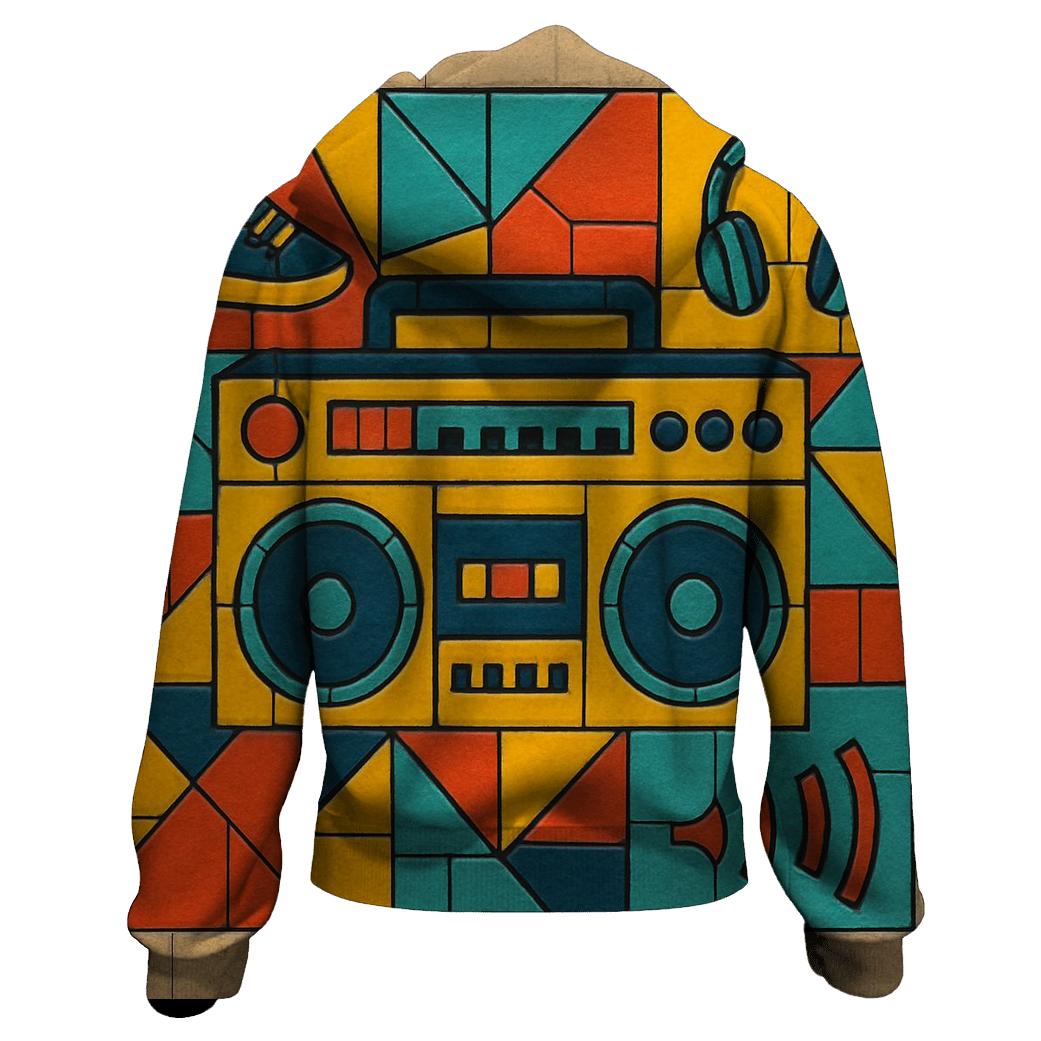 Boombox Street Mosaic hoodie trends