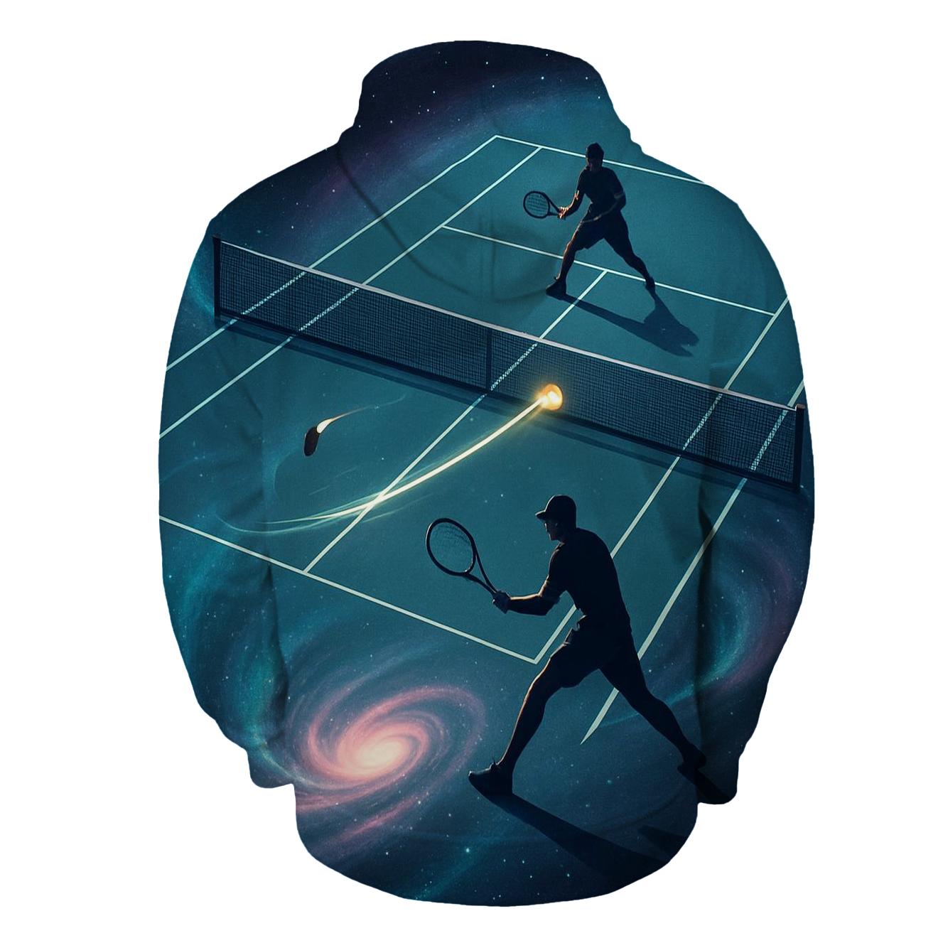 Galactic Tennis Rally hoodie designs
