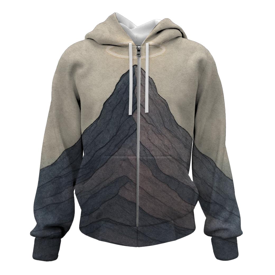 Mountain Of Still Echoes printed hoodies