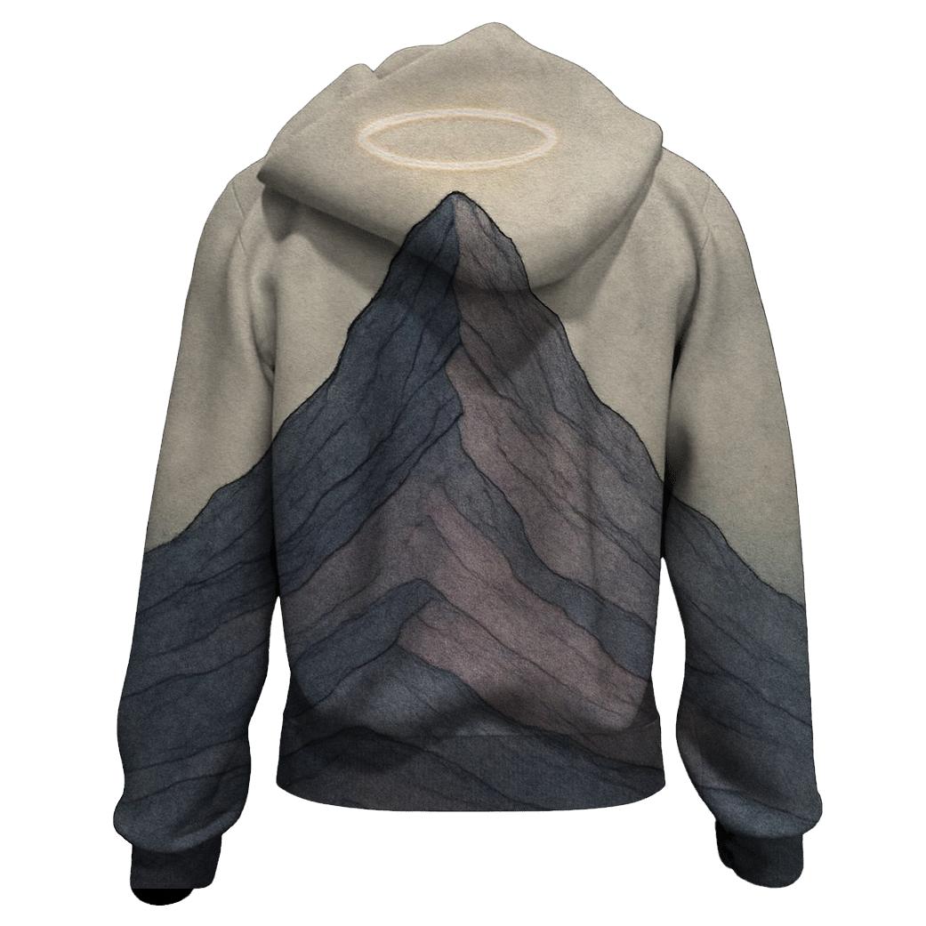 Mountain Of Still Echoes printed hoodies