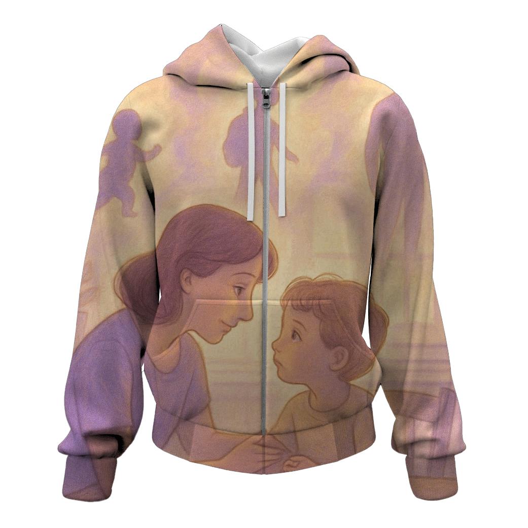 Whispers That Shape Tomorrow embroidered hoodies