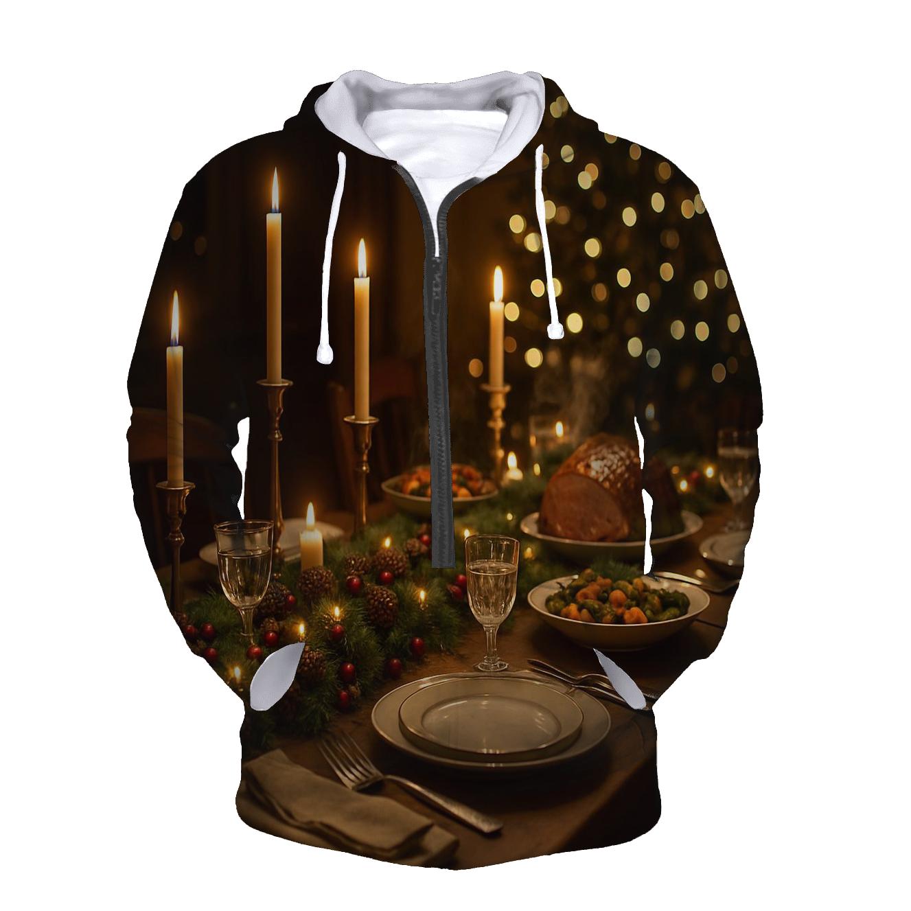 Christmas Eve Table Blessing printed hoodies