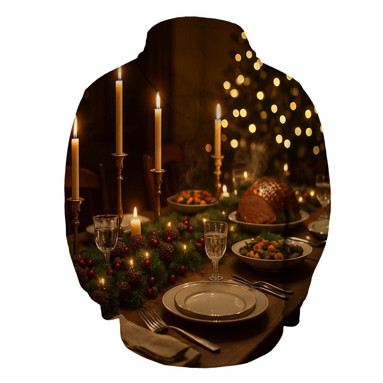 Christmas Eve Table Blessing printed hoodies