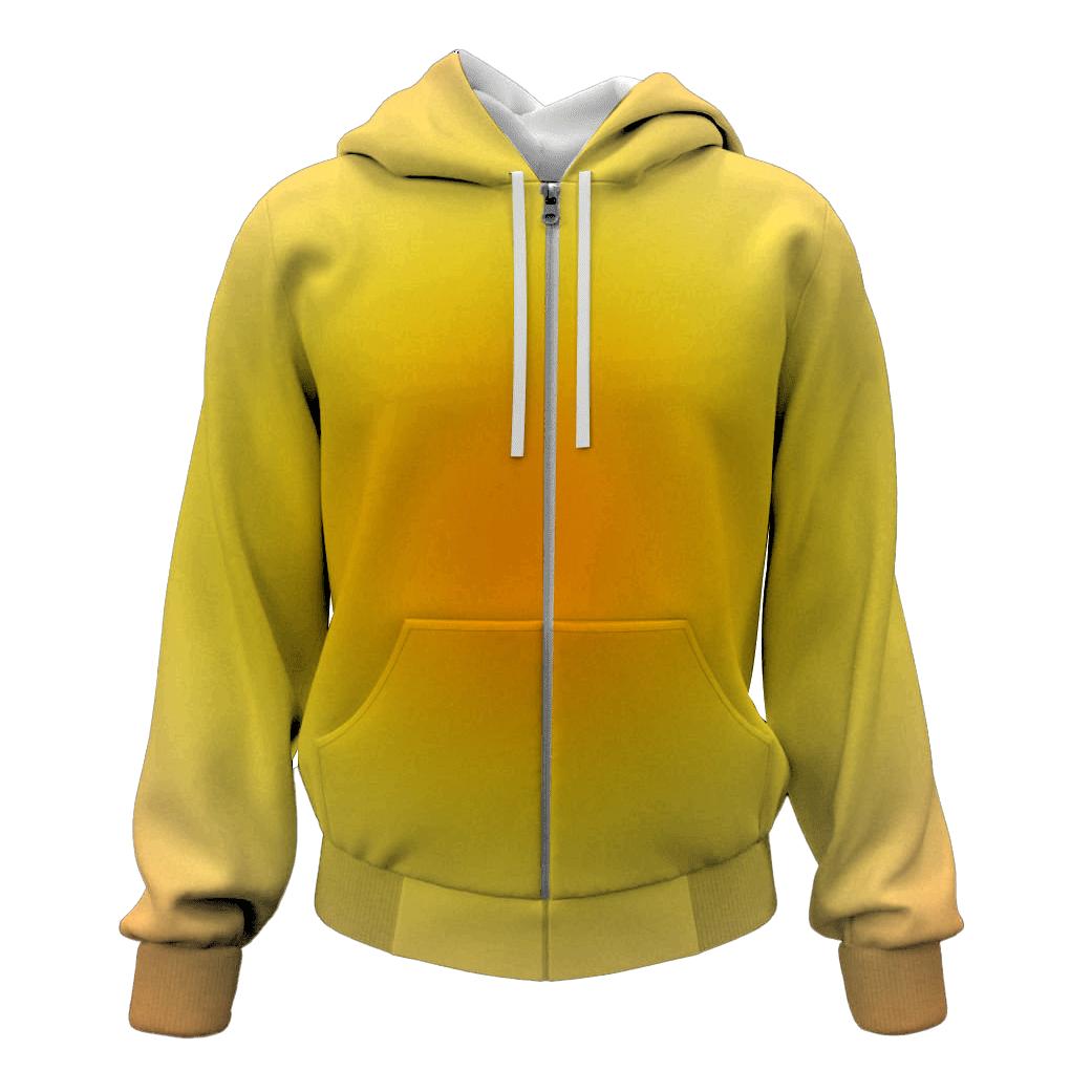 Citrus Bloom Radiance printed hoodies