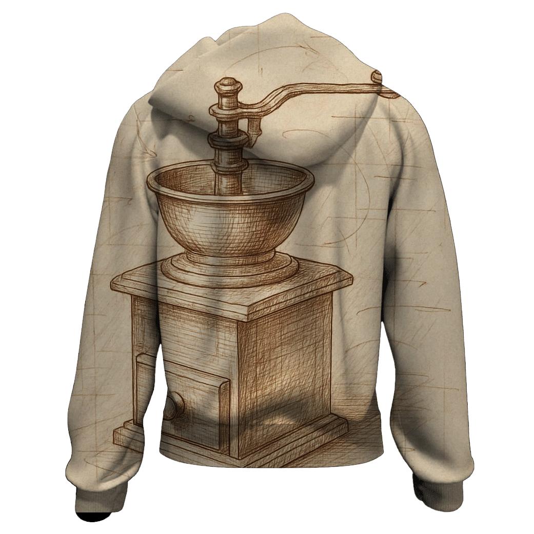 Vintage Mill Blueprint zip-up hoodies