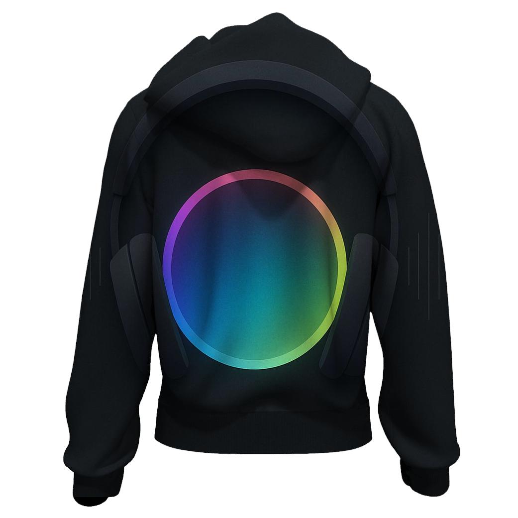 Chromatic Headphone Halo heavyweight hoodies
