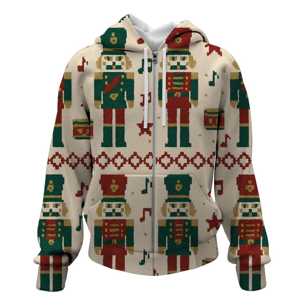 Nutcracker Drumline Lattice embroidered hoodies