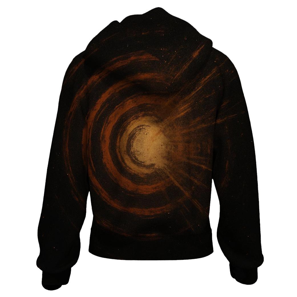 Impact Ejecta Crown Field zip-up hoodies