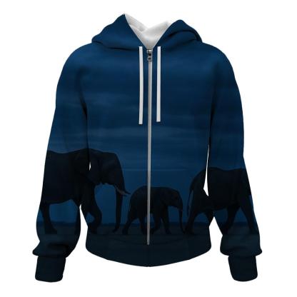 Twilight Crossing African Elephant hoodie styles