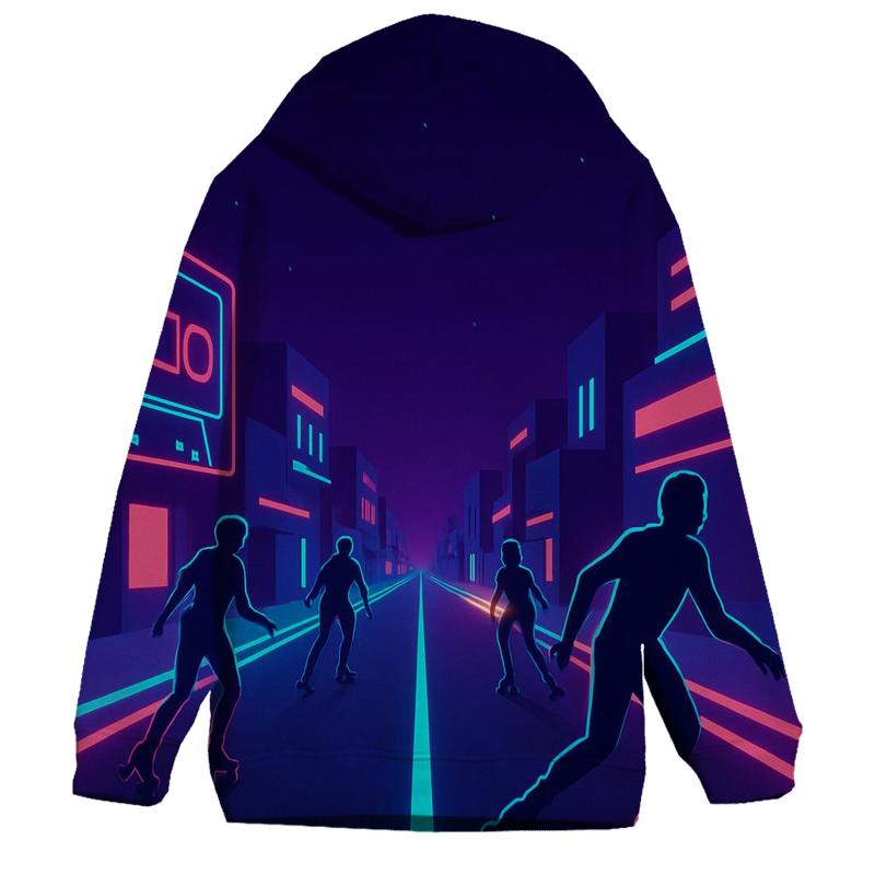 Neon Roller Disco Boulevard hoodie styles