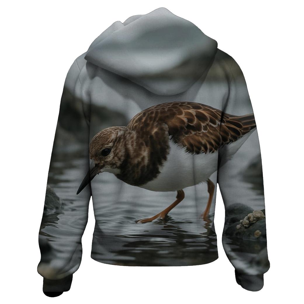 Rockpool Forager Ruddy Turnstone zip-up hoodies