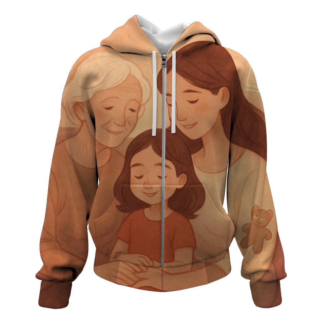 Where Her Story Lives In Ours printed hoodies