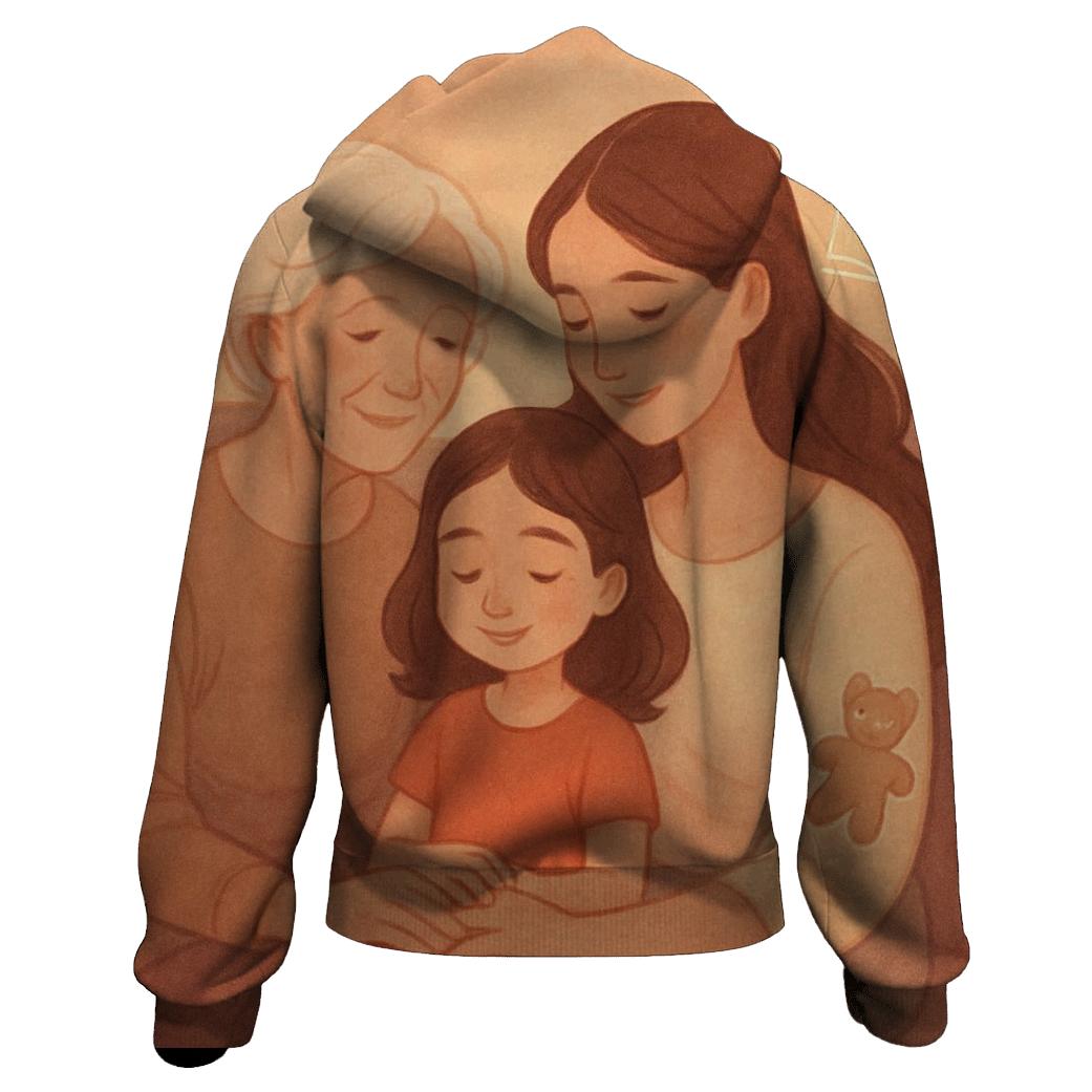 Where Her Story Lives In Ours printed hoodies