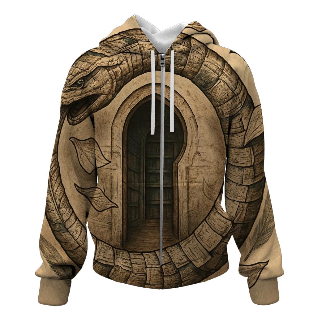Library Of Infinite Pages Ouroboros hoodie trends