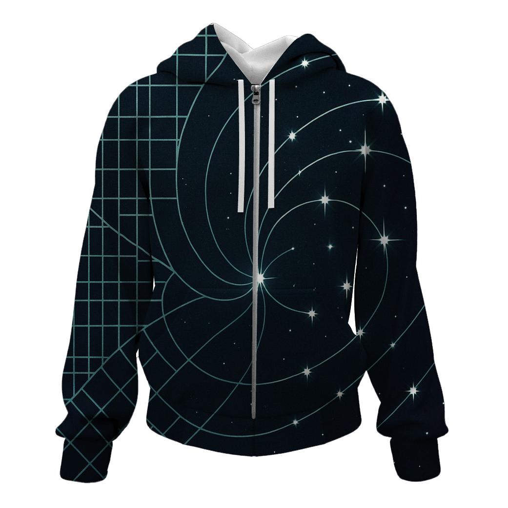 Celestial Street Grid hoodies fashion