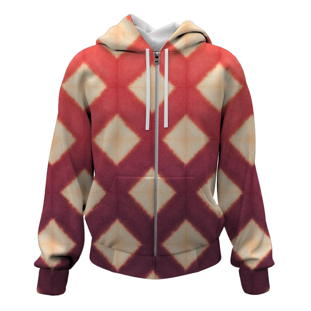 Sunset Diamond Itajime Field premium hoodies