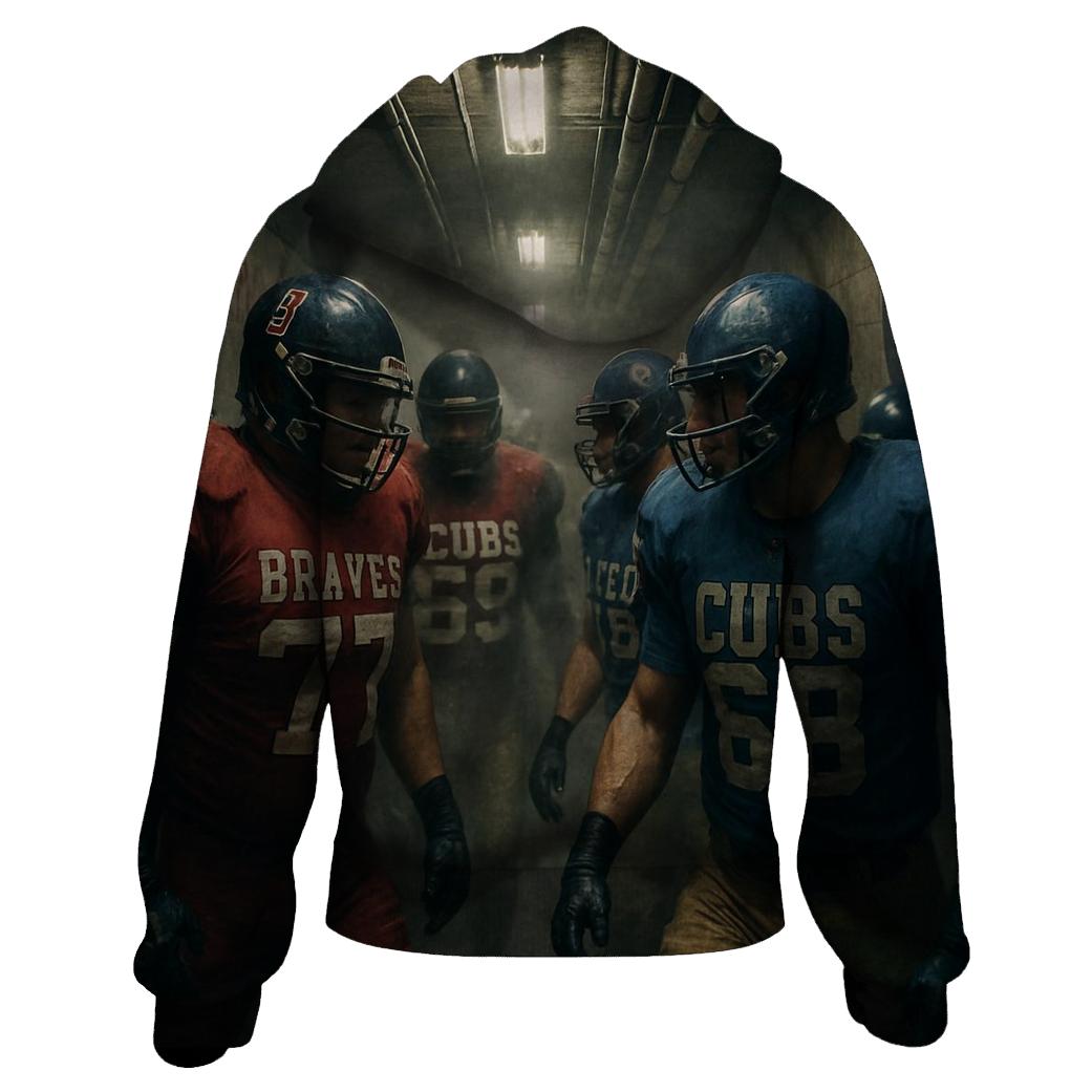 Halftime Tunnel Fury Braves Vs Cubs graphic hoodies
