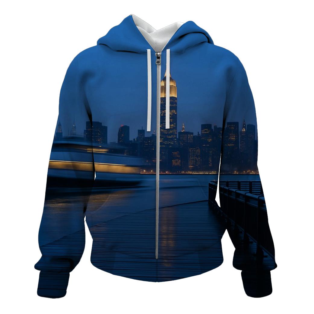 Hudson River Blue Hour Commute pullover hoodies