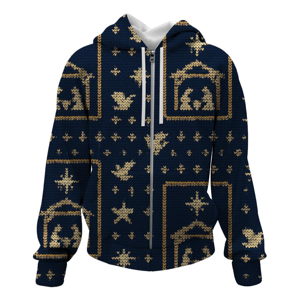 Midnight Star Nativity Panel hoodie styles
