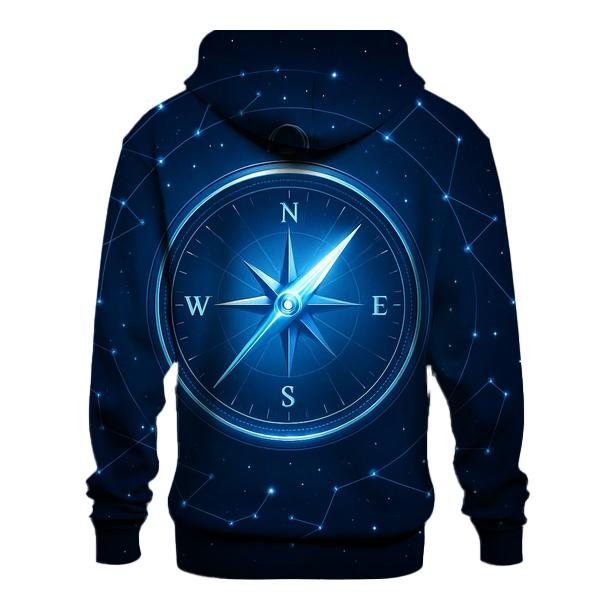 Stellar Compass Navigator premium hoodies