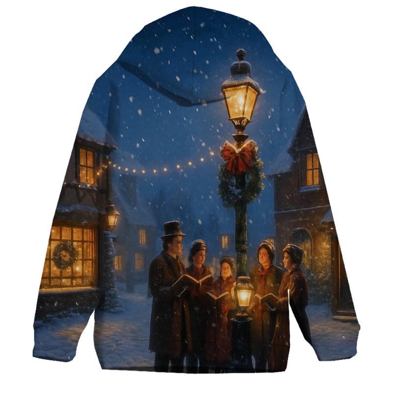 Snowy Village Carol Night hoodie designs