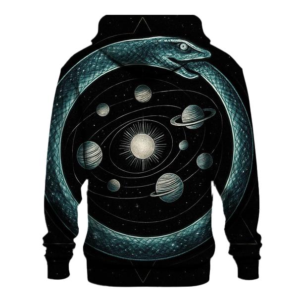 Celestial Circuit Ouroboros lightweight hoodies