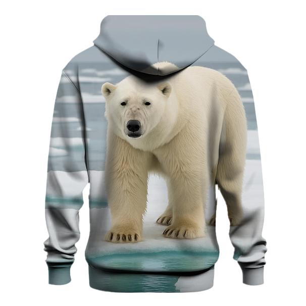 Glacier Pool Gaze Polar Bear hoodie trends