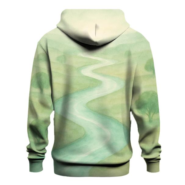 River Of Quiet Listening zip-up hoodies