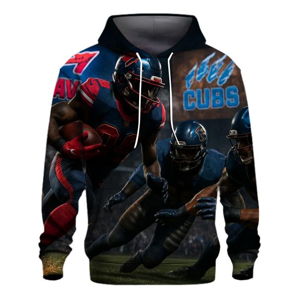Gridiron Thunder Clash Braves Vs Cubs hoodie trends