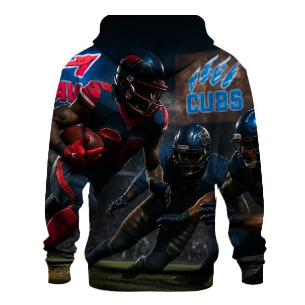 Gridiron Thunder Clash Braves Vs Cubs hoodie trends