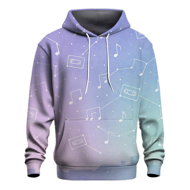 Pastel Cassette Constellations designer hoodies