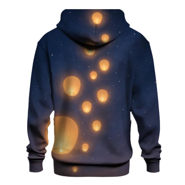 Celestial Lantern Ascent lightweight hoodies