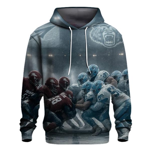 Frozen Yard Line Standoff Braves Vs Cubs lightweight hoodies