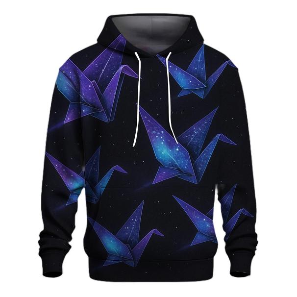 Cosmic Origami Cranes hoodie designs