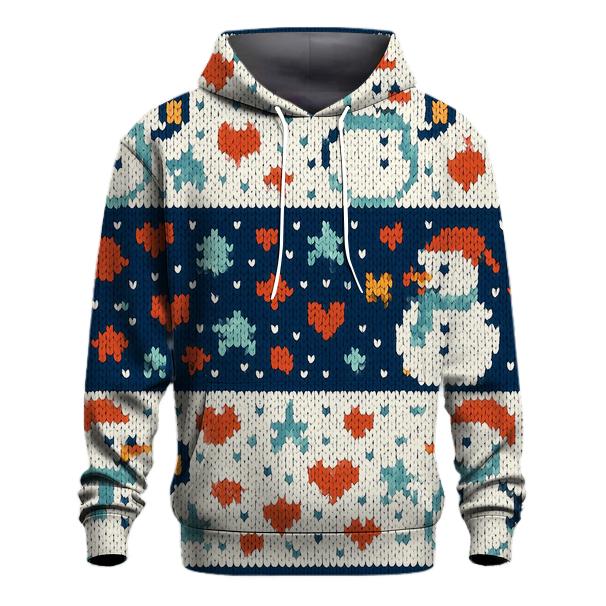 Snowman Lantern Stripe Carnival lightweight hoodies