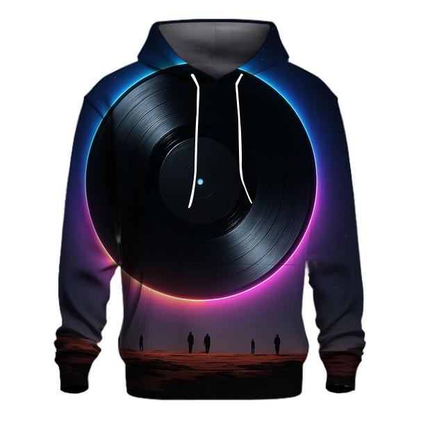 Holographic Turntable Eclipse hoodies fashion