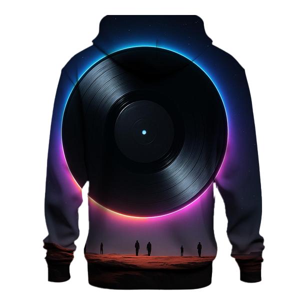 Holographic Turntable Eclipse hoodies fashion