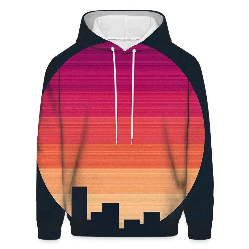 Analog Sunset Stripes zip-up hoodies