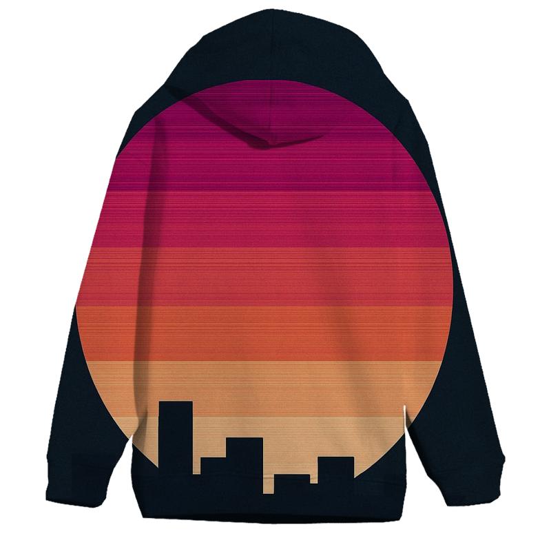 Analog Sunset Stripes zip-up hoodies