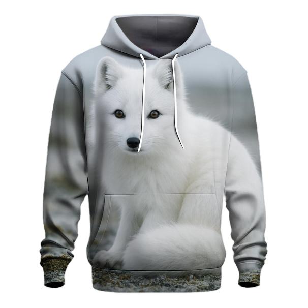 Tundra Watch Arctic Fox printed hoodies