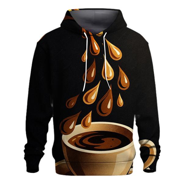 Golden Drip Cascade hoodie trends