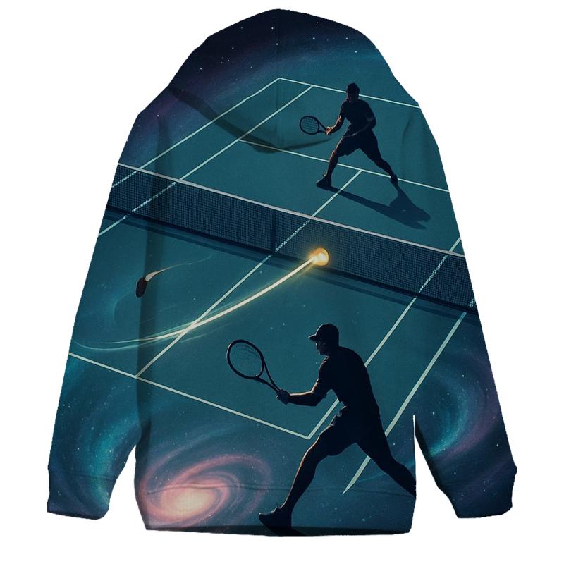 Galactic Tennis Rally hoodie styles