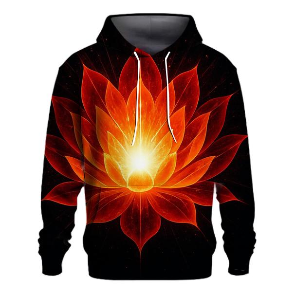 Supernova Lotus Bloom embroidered hoodies