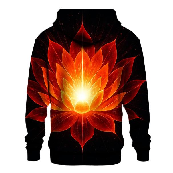 Supernova Lotus Bloom embroidered hoodies