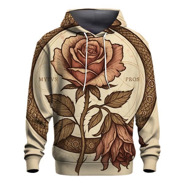 Alchemical Bloom Ouroboros hoodie designs