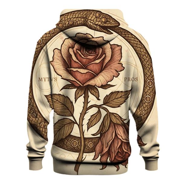 Alchemical Bloom Ouroboros hoodie designs
